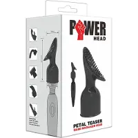 OEM Power Head - Petal Teaser Wand Massager Opzetstuk Zwart