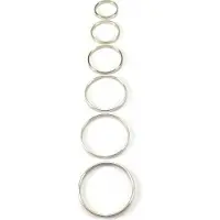 Rimba Cockring Hoogwaardig RVS 0,5 cm BreedZilver Chirurgisch Staal Diameter 40 mm