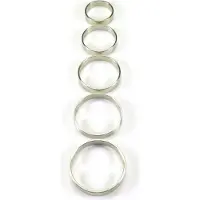 Rimba - Cockring In Hoogwaardig RVS - 1 cm Breed Ø 40 mm