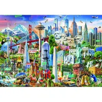Educa - Puzzel 1500 stukjes - 1500 SYMBOLEN VAN NOORD AMERIKA