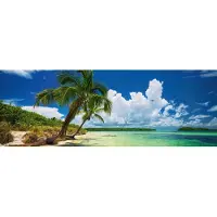 Heye Puzzle - Paradise Palm - Puzzel 2000 st - Panorama