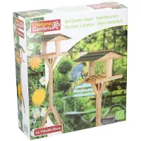 24.Se - Vogelhuisje op Paal - 115 x 35 x 35 CM - Beschermt Vogelvoer tegen Zon en Regen - voor Tuin en Balkon