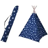 Huismerk Premium Tipitent Blauw - 103 x 103 x 160 cm