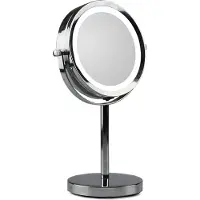 Gillian Jones Tafelspiegel - Rond - LED/Vergroting - Chrome - - OneSize - Spiegels