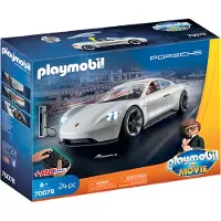 Playmobil 70078 PLAYMOBIL THE MOVIE Rex Dasher's Porsche Mission E - Radio Control