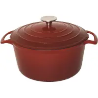 Vogue Ronde Braadpan Rood 4ltr | Ø23,5cm