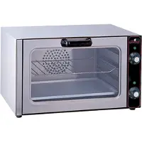 Caterchef Mini Heteluchtoven - 53x38 h 32cm - Compleet met 1 Rooster en Bakplaat - 2 5kW