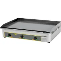 Roller Grill Bakplaat Glad, Gas 90x40cm, propaan, 3 zones,