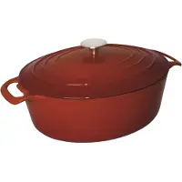 Vogue Ovale Braadpan Rood 5ltr | 24x30cm