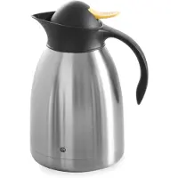 Hendi Thermoskan Dubbelwandig 1,5L Geel Rvs rvs RVS Thermosfles