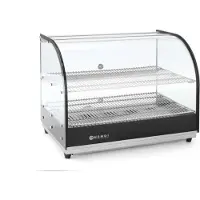 Hendi Verwarmingsvitrine 500W, Warmhoudplaat, Zilver