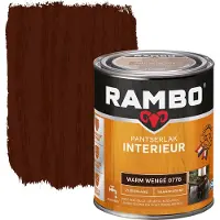 Rambo Pantserlak Interieur Transparant Zijdeglans Warmwengé 0776 750 ML