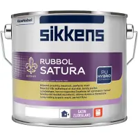 Sikkens Rubbol Satura | Zijdeglans Lakverf Buiten 2,5 LTR - Wit
