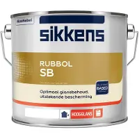 Sikkens Rubbol SB | Hoogglans Lakverf Buiten 2,5 LTR - Wit