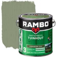 Rambo pantserbeits tuinhout transparant loofgroen zijdeglans 2,5 liter
