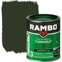 Rambo Pantserbeits Tuinhout zijdeglans dekkend bosgroen 750 ml