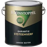 Boonstoppel Garantie Systeemverf | Halfglans Eén-pot-systeem 2,5 LTR - Wit