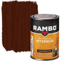 Rambo Pantserlak Interieur Transparant Zijdeglans Warmwengé 0776 1,25 LTR