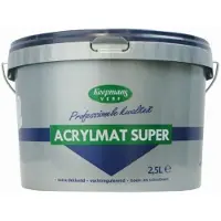 Koopmans Acrylmat Super | Matte Muur- & Gevelverf 10 LTR - Donkere kleur|1