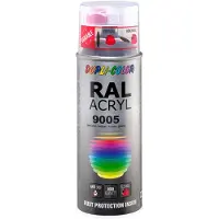 Motip Acryl Hoogglans RAL9005 Diep Zwart 400 ML