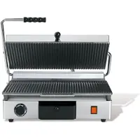 Milan Toast - Grote gegroefde gietijzeren plaat, 220-240 V, 50/60 Hz, 2,7 kW