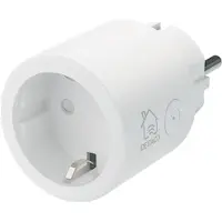 Deltaco Smart Home 1x Slimme Draadloze Stekker - WiFi - 10A - 2400W - Timer - Wit