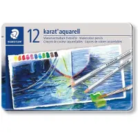 Staedtler karat aquarell kleurpotlood - set 12 st