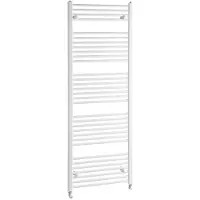 Aqualine Direct badkamer handdoek radiator 75x170cm wit 1107 Watt 4-punts aansluiting