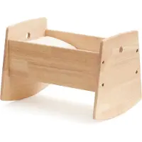 Kids Concept Poppenwieg met beddengoed natuur