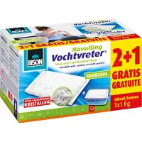 Bison vochtvreter ultra navulling 3x1k Vochtvreter
