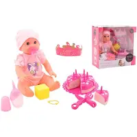 Toychamp Baby Rose drink- en plaspop 32cm