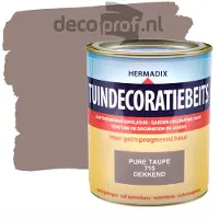 Hermadix Tuindecoratiebeits Dekkend Pure Taupe 715 750 ML