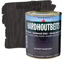Hermadix Hardhoutbeits Transparant Zwart 750 ML