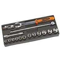 Beta Harde voorgevormde inzetbakken met assortiment gereedschap T100 - 024240100