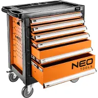 Neo Tools NEO gereedschap 84-223, Zwart, Oranje, Telescopische stangen met kogellagers, 200 kg, 12,7 cm, 4 stuks, 770 mm