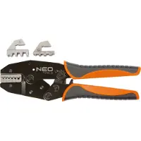 Neo Tools Krimptang voor connectoren, 01-506, geleverd met 2 stuks matrijzen