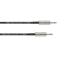 Cordial CPI1.2ZZ Peak Minijack (3.5 TS) mono patch kabel zwart 120cm