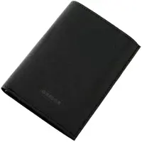 OXMOX portemonnee New Cryptan Kombibörse Pure Print Black Black zwart