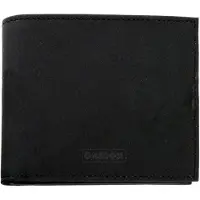 OXMOX portemonnee New Cryptan Querscheinbörse Pure Print Black Black zwart