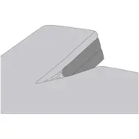 Kayori Split Topper Hoeslaken Shizu Zilvergrijs (Percal)-160 x 200 cm