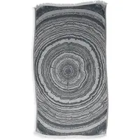 Kayori - Nobu - Hamamdoek - 100x180 - Bamboe - Antracite