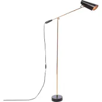 Northern Vloerlampe , BIRDY, Zwart, Woonkamer, Metaal, Designer