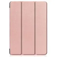 Shop4 - Lenovo Tab E10 Hoes - Smart Book Case Rosé Goud