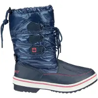 Winter-Grip Snowboot Women Glossed Trotter II Marine Fluorroze Beige-Schoenmaat 37