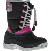 Winter-Grip Snowboot Winter-Grip Junior Northern Hiker Zwart Grijs Roze