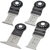 Qblades STARLOCK MULTIZAAGBLADENSET VOOR HOUT EN METAAL SL92 SET 4ST