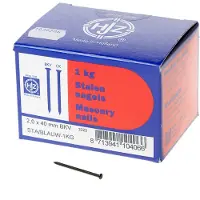 Hoenderdaal Draadnagel Staal Geblauwd Bombekop 2.0X40 | 1 kg - 8003.19.00610