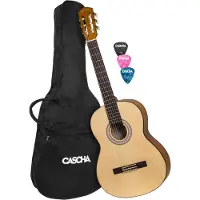 Cascha HH 2137 4/4 Natural Klassieke gitaar