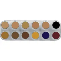 Grimas make up palet 12 camouflage pure CB