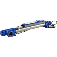 Blue Lagoon UV-C ontkalker-ionisator, 40 watt, geschikt voor zwembaden tot 40 m³, roestvrij staal